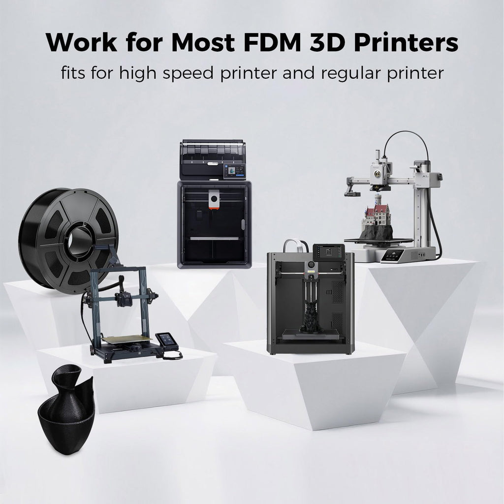 3D Printer Filament PETG 1kg Black-8