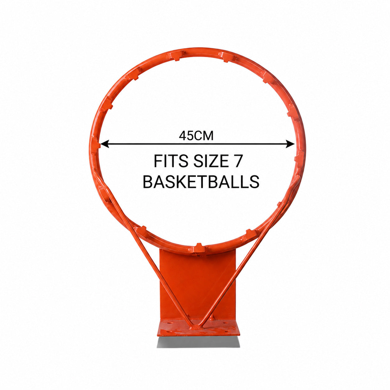 Basketball Hoop 45cm Orange-1
