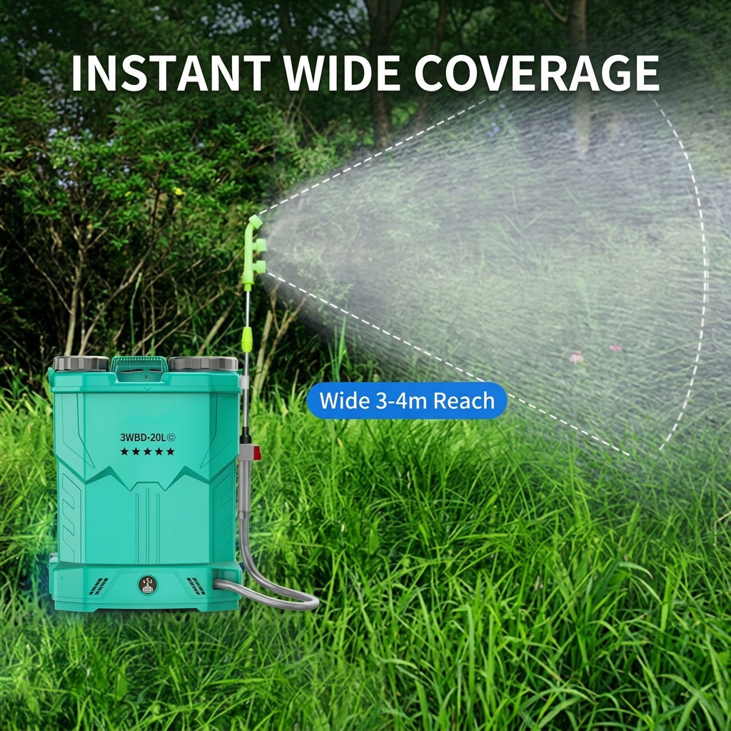 Battery Backpack Sprayer 20L Green-5