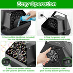 Bubble Machine 750ml with Remote Control-3