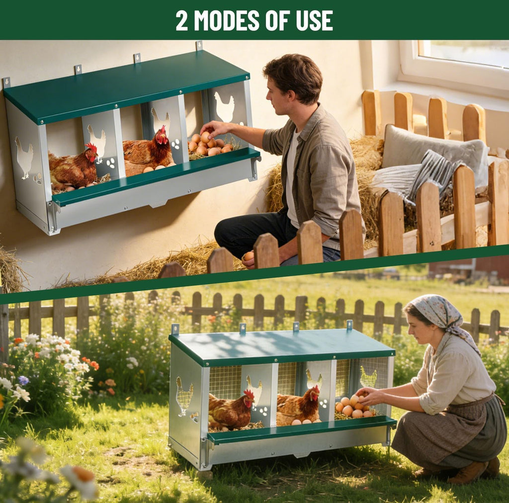 Chicken Nesting Box 3 Compartment-8