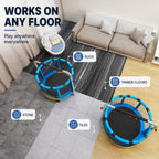 Children's Trampoline 1.4m 300kg Blue-9