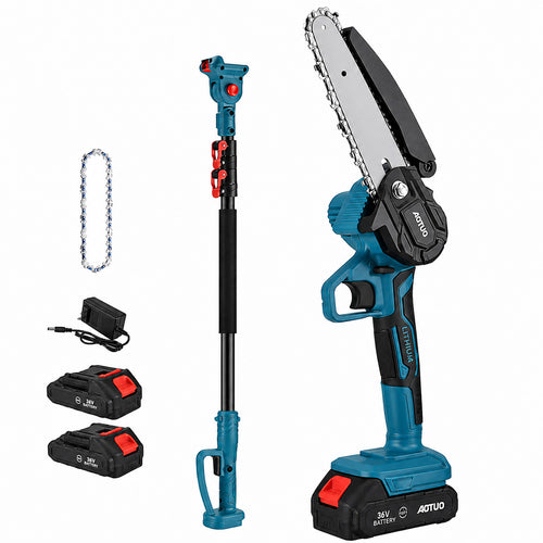 Cordless Pole Chainsaw 6 Inch 1.1–2m Telescopic-3