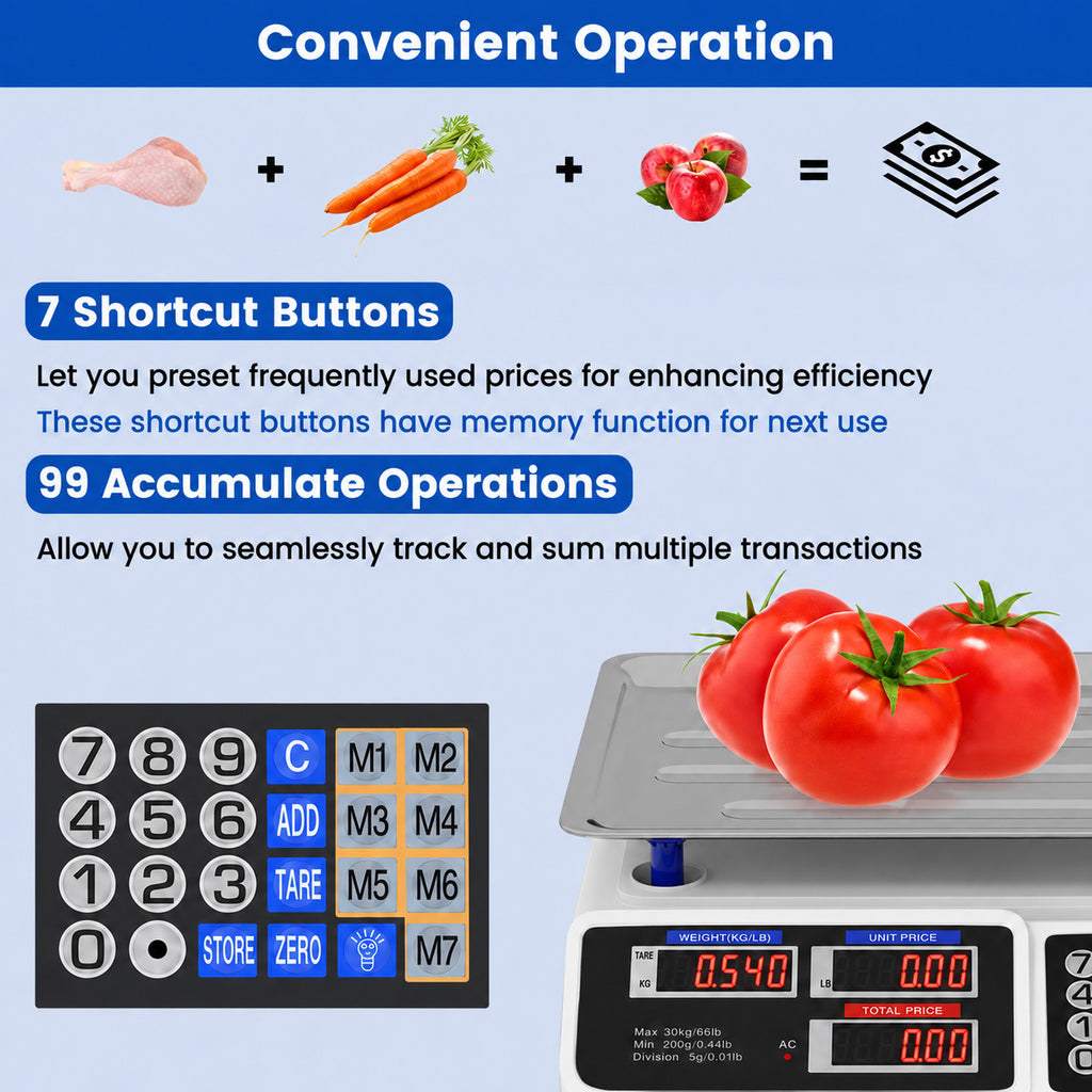 Digital Retail Scale 40kg Price Computing-2