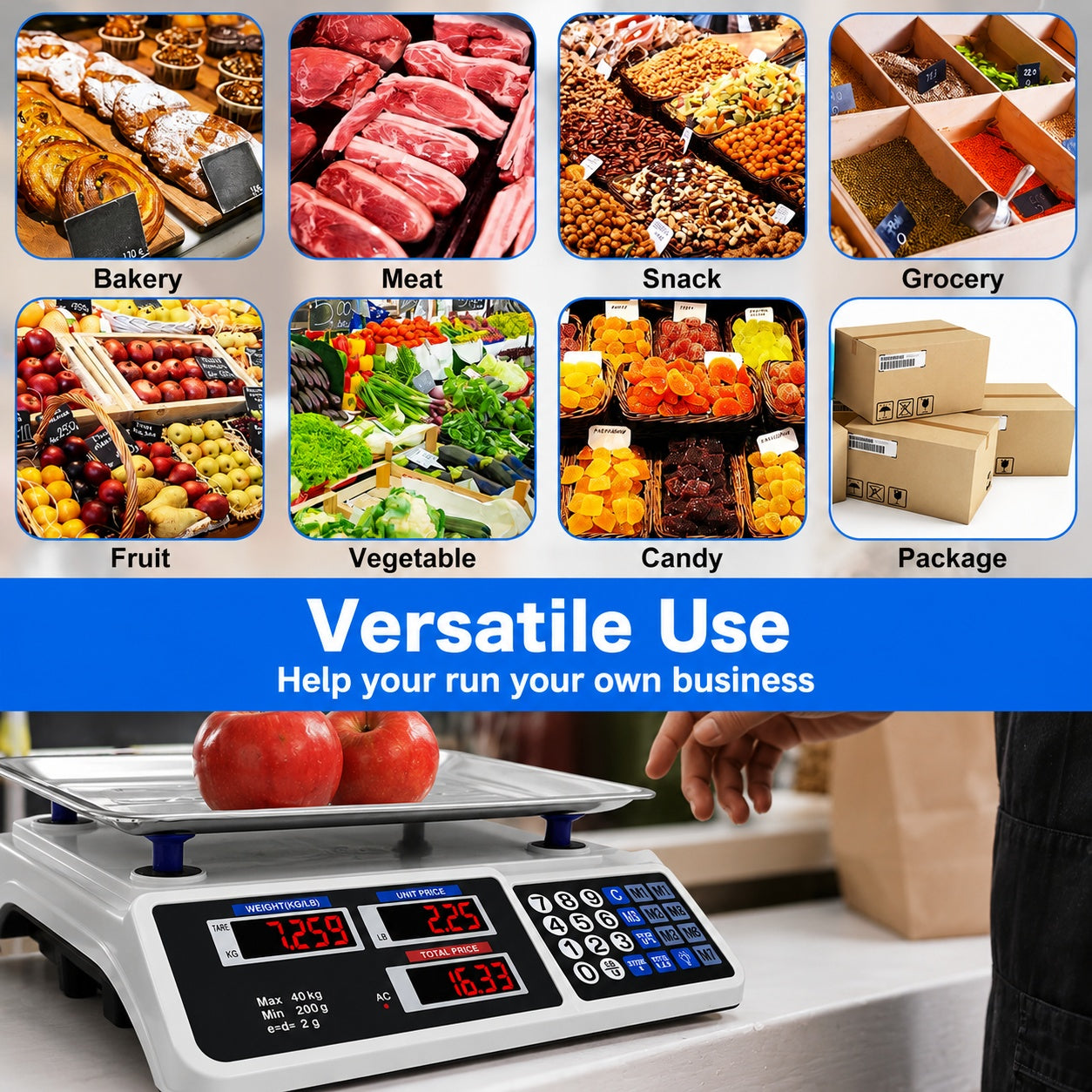 Digital Retail Scale 40kg Price Computing-3