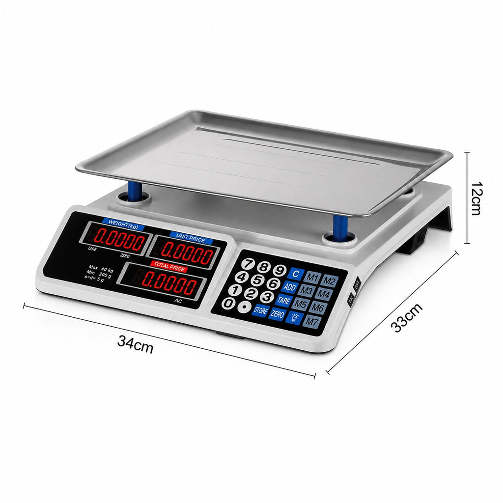 Digital Retail Scale 40kg Price Computing-7