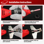Electric Chainsaw Sharpener Red-4