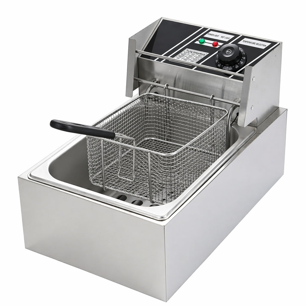 Electric Deep Fryer 10L Stainless Steel-1