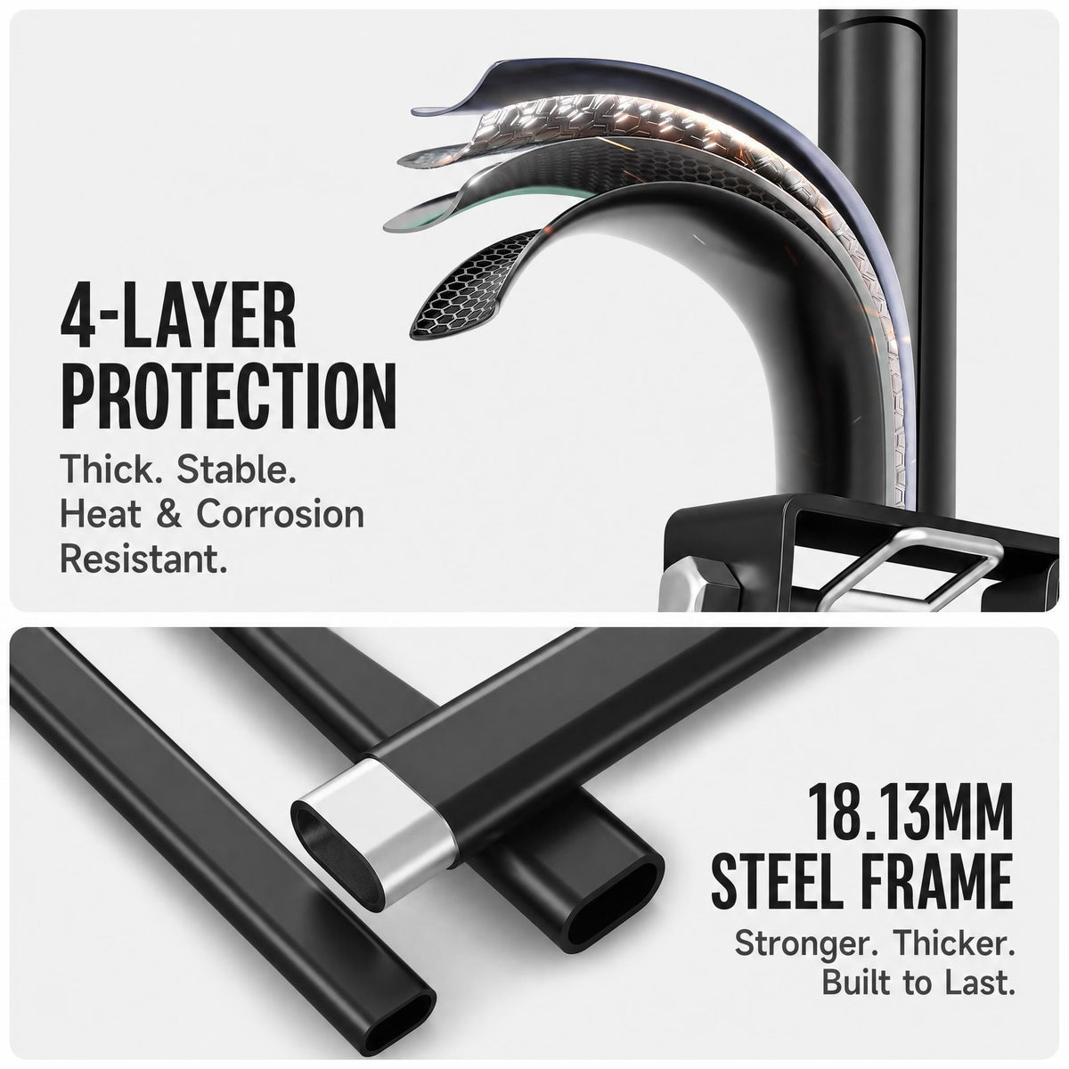 Foldable Camping Wagon 100kg Black-6