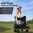Folding Wagon 300L Black-2