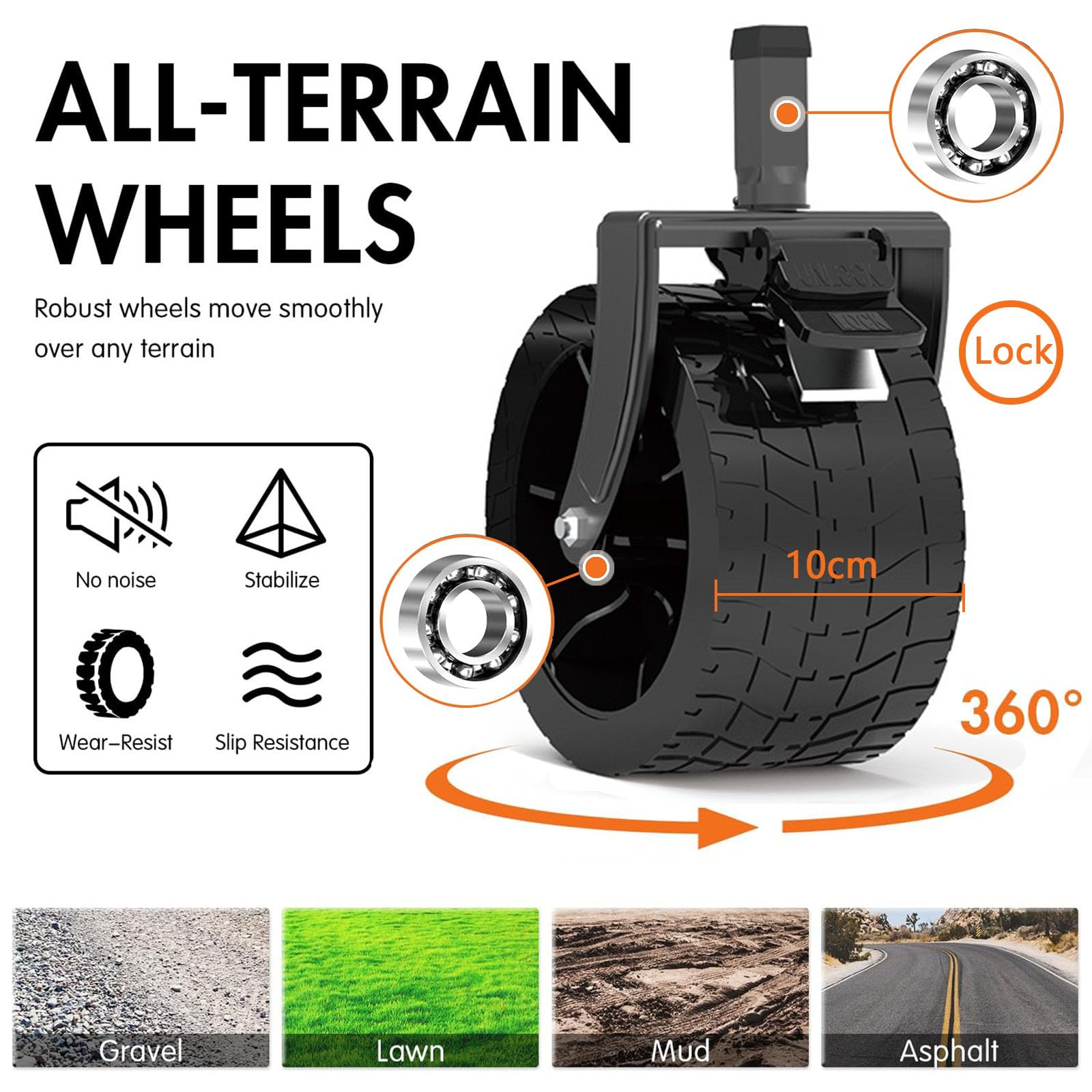Folding Wagon 300L Black-9