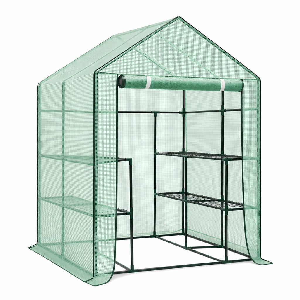 Garden Greenhouse 143 x 143 x 195cm Green-1
