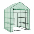 Garden Greenhouse 143 x 143 x 195cm Green-1