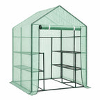 Garden Greenhouse 143 x 143 x 195cm Green-1