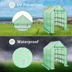 Garden Greenhouse 143 x 143 x 195cm Green-2