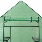 Garden Greenhouse 143 x 143 x 195cm Green-5
