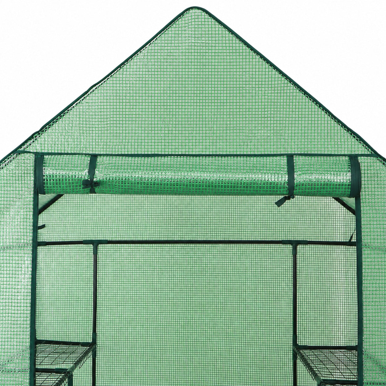 Garden Greenhouse 143 x 143 x 195cm Green-5