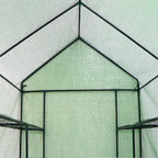 Garden Greenhouse 143 x 143 x 195cm Green-6