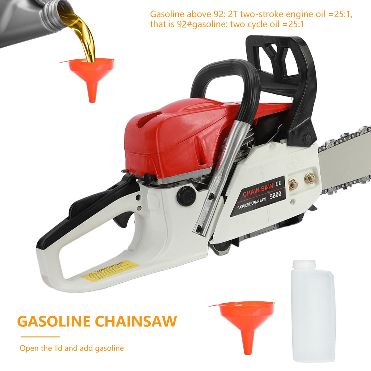 Gasoline Chainsaw 58cc 18"-3