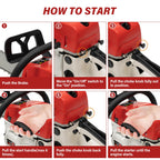 Gasoline Chainsaw 58cc 18"-7