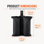 Gazebo Weights – Set of 4 Black-1