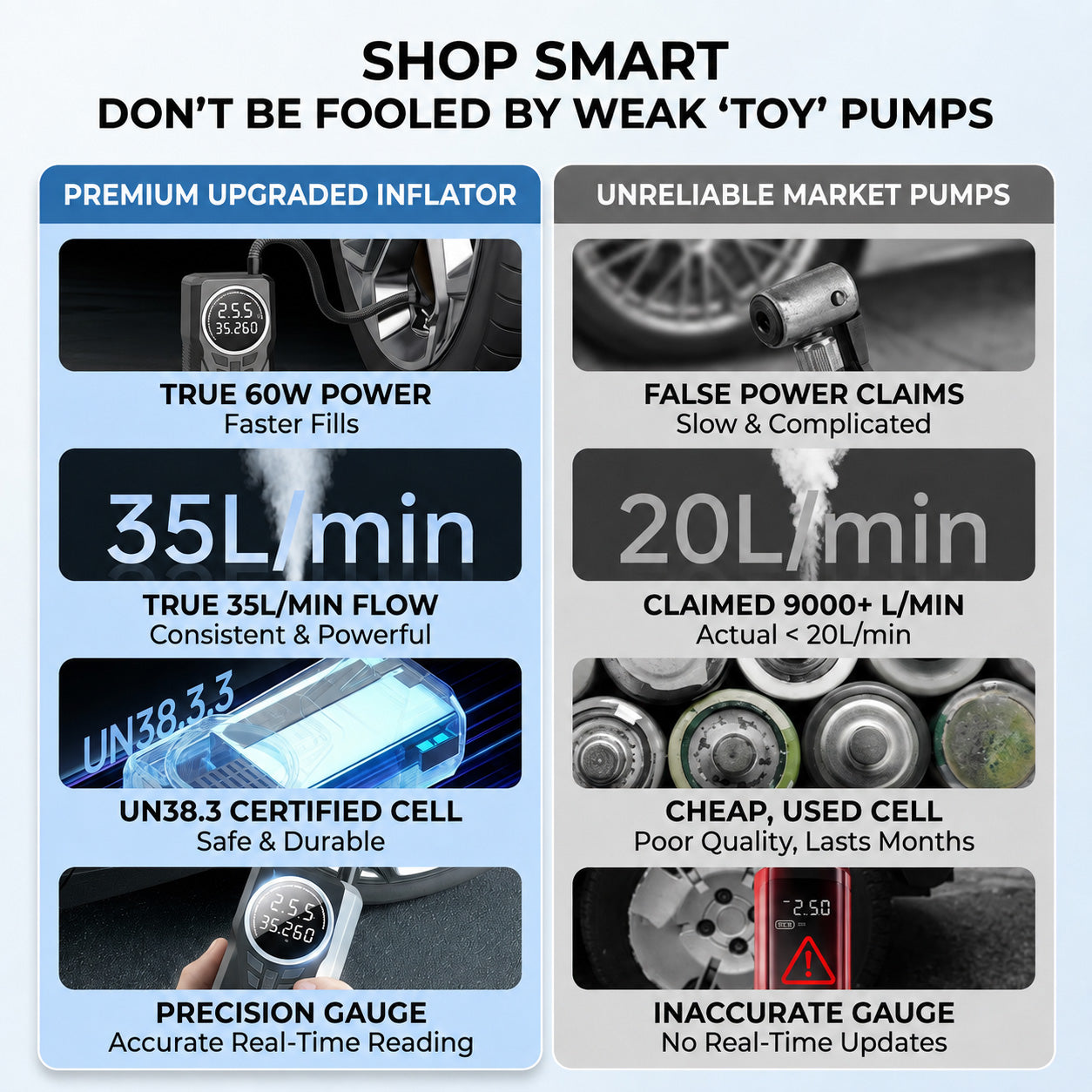 Jump Starter Tyre Inflator 6000mAh-5