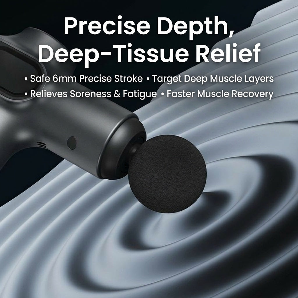 Massage Gun 6 Speed Grey-1