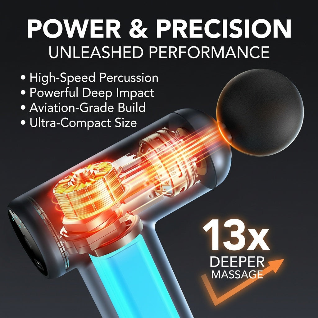 Massage Gun 6 Speed Grey-7