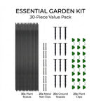 Mini Greenhouse Frame – 30 Pack Adjustable Black-2