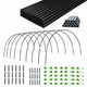 Mini Greenhouse Frame – 30 Pack Adjustable Black