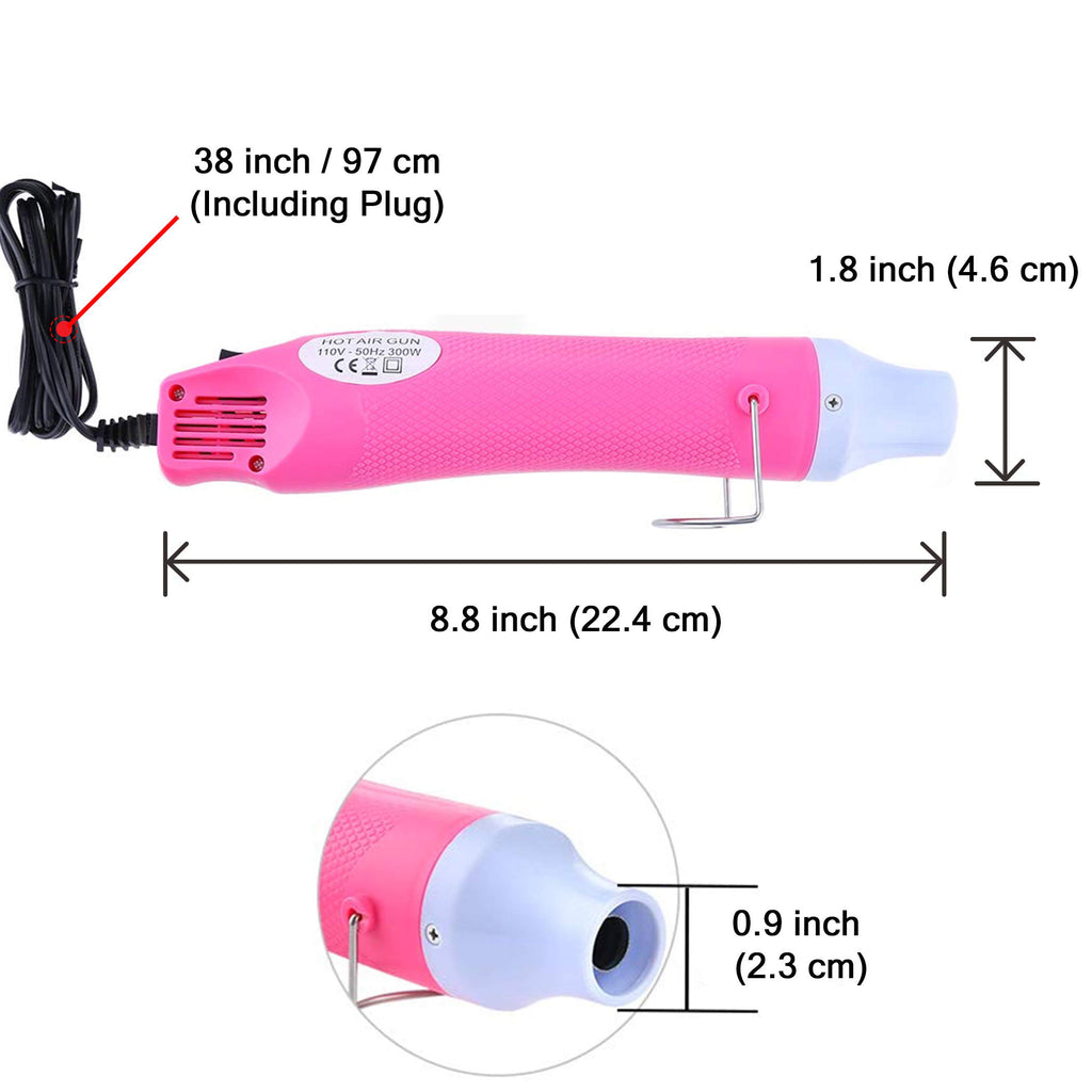 Mini Heat Gun 300W Pink-7