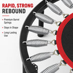 Mini Trampoline 100cm Adjustable Handle Foldable-1