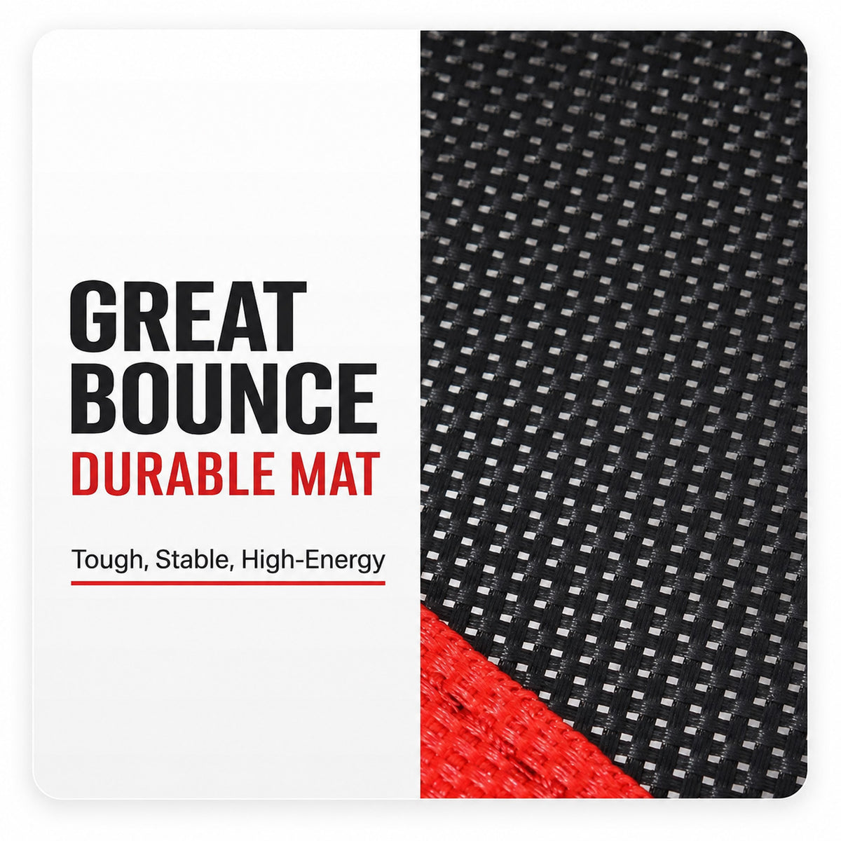 Mini Trampoline 100cm Adjustable Handle Foldable-4
