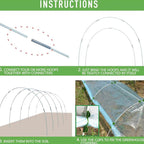 Garden Hoops Kit – Grow Tunnel for Raised Beds
