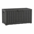 Outdoor Storage Box 275L Waterproof Grey-2