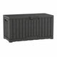 Outdoor Storage Box 275L Waterproof Grey