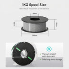 PETG 3D Printer Filament 1kg White-3
