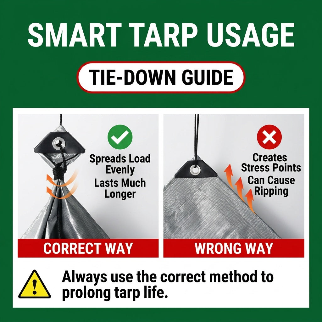 PE Tarpaulin 2 × 3 m Silver-3