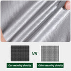 PE Tarpaulin 4 × 6 m Silver-11