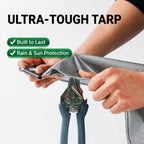 PE Tarpaulin 4 × 6 m Silver-2