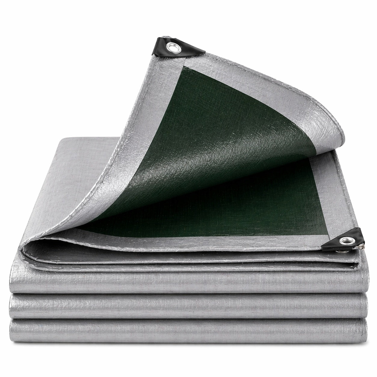 PE Tarpaulin 4 × 6 m Silver-5
