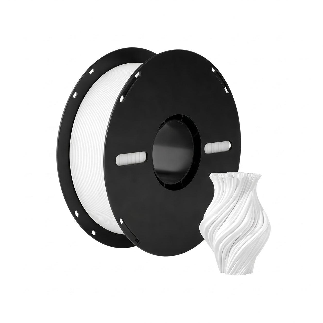 PLA 3D Printer Filament 1.75mm White-1