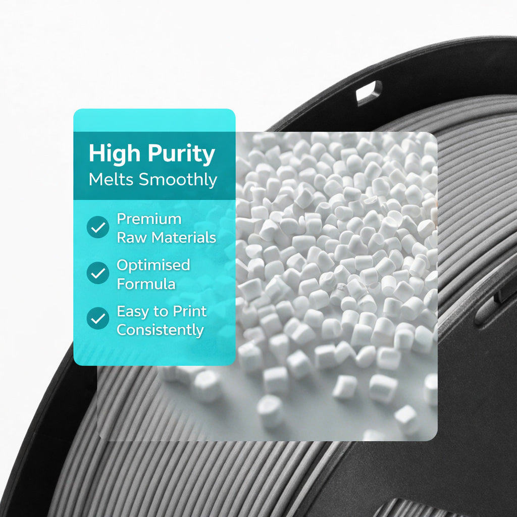 PLA 3D Printer Filament 1.75mm White-4