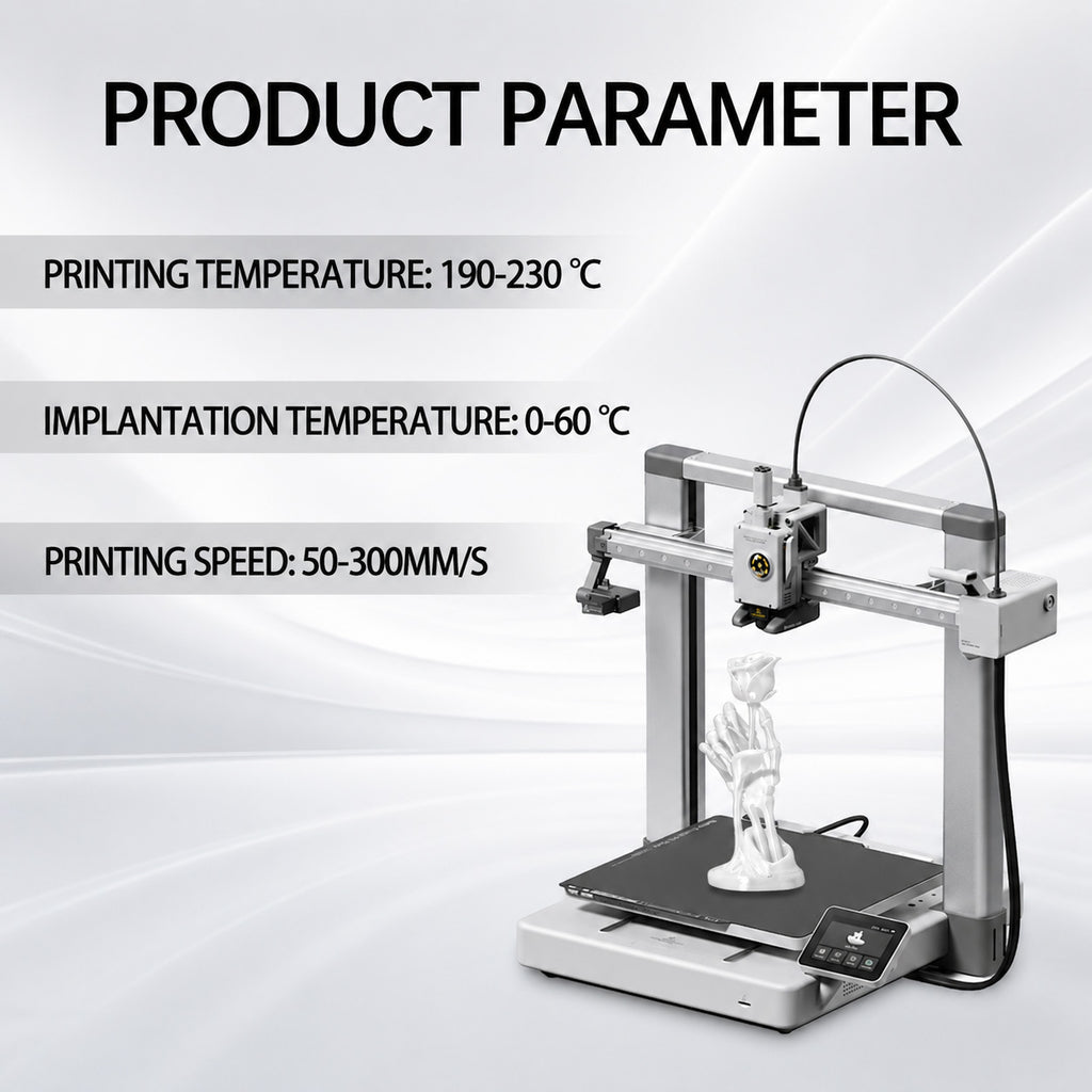 PLA 3D Printer Filament 1.75mm White-6