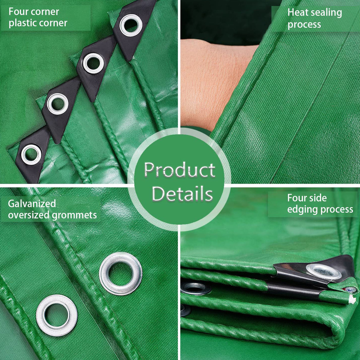 PVC Tarpaulin 3 × 3m 430 GSM-4