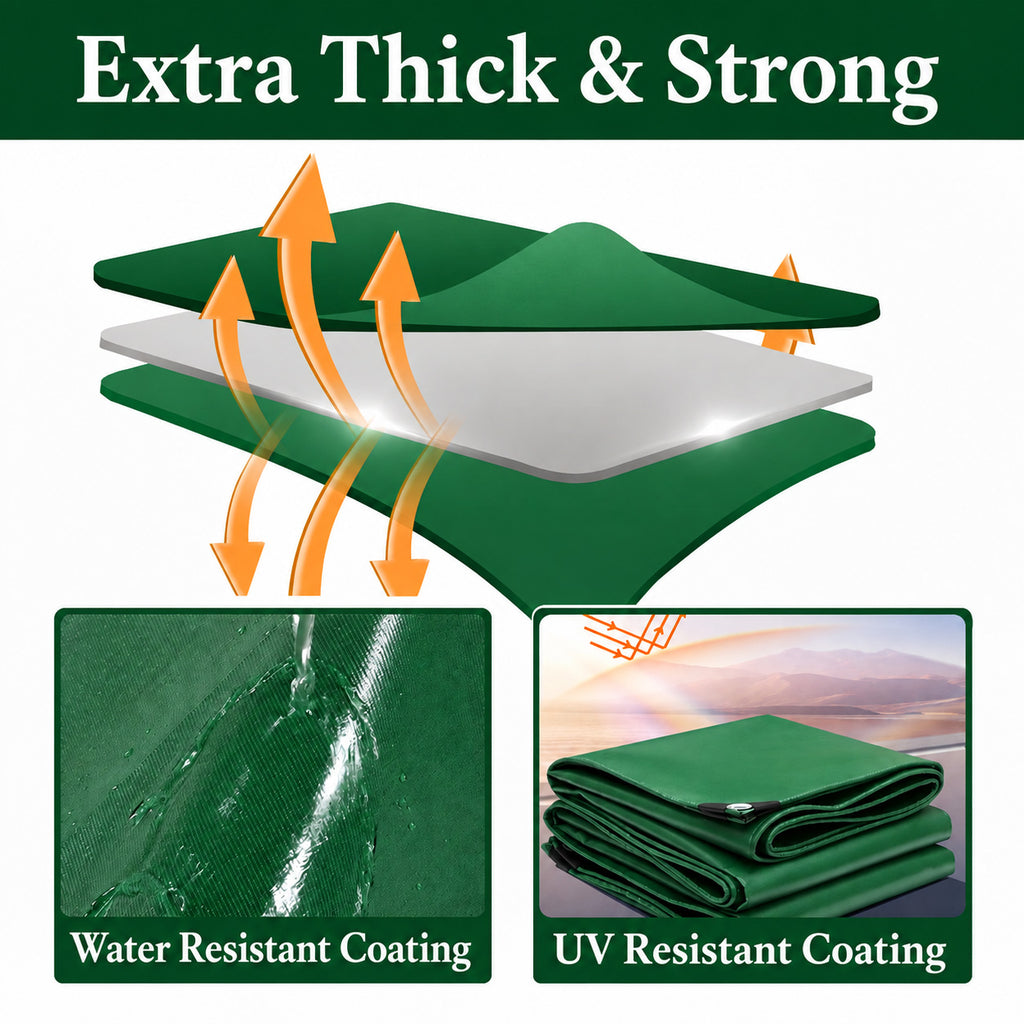 PVC Tarpaulin 3 × 4m 430GSM-8