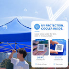 Pop Up Gazebo 3 × 6 m Blue-8
