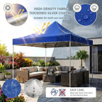 Pop Up Gazebo 3m x 3m Blue-9