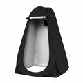 Pop Up Shower Tent 120 × 120 × 190cm Black-1
