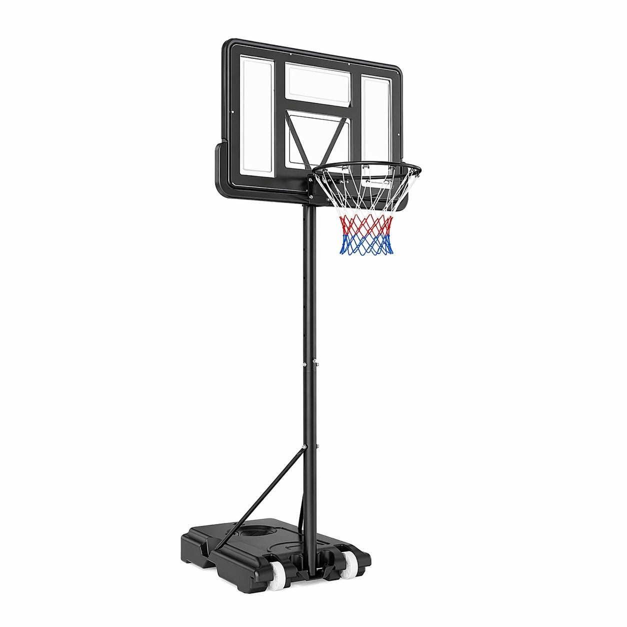 Portable Adjustable Basketball Hoop 1.35–3.05m-1